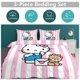 thumbnail image 5 of Hello Kitty Duvet Cover Set 3-Piece Bedding Set Soft Warm And Comfortable Soft Bed Set for Bedroom All Season Bed Sheets, 5 of 5