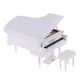 thumbnail image 1 of Mini Modelo De Piano Decorativo Madera + Plástico Para Decoración De Cumpleaños Playset Blanco, 1 of 5