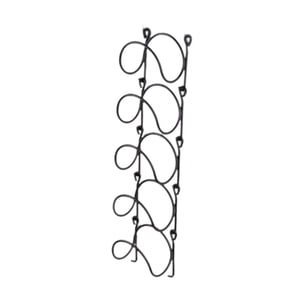 Bothyi - Botellero De Pared De Metal Con Capacidad Para 5 Botellas, Ideal Para La Cocina Y La Bodega.