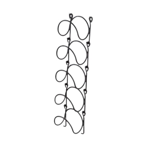 Bothyi - Botellero De Pared De Metal Con Capacidad Para 5 Botellas, Ideal Para La Cocina Y La Bodega.
