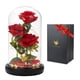thumbnail image 1 of Regala una rosa de La Bella y la Bestia en forma de cúpula de cristal con modo de 2 luces, 1 of 9
