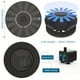thumbnail image 4 of Enhance Your Outdoor Oasis with Our Solar Powered Water Fountain - 1.5w Pump with 6 Nozzles for Garden, Pond, Pool, and Backyard - Free Standing, Portable, and Floating - Perfect for Bird Bathing, 4 of 5