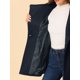 thumbnail image 5 of INSPIRE CHIC Abrigo Largo Clásico de Mujer con Cuello Alto, Manga Larga, Cinturón de Invierno, Talla L, Azul Oscuro, 5 of 7