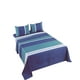 thumbnail image 2 of Juego De Sabanas Con Diseño King Azul, 2 of 4