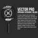 thumbnail image 2 of Pala de Pádel X Vector Pro Spin Max V2 370 g Negra, 2 of 8
