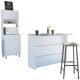 thumbnail image 1 of Mueble De Cocina + Barra Auxiliar Cemento / Blanco, 1 of 8