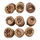 thumbnail image 4 of 9 Uds. De Sellos De Huellas De Animales, Diarios DIY, Juego De Sellos De Madera Para Ni?os Y Ni?as, Estilo B L 4,5-5cm, 4 of 4