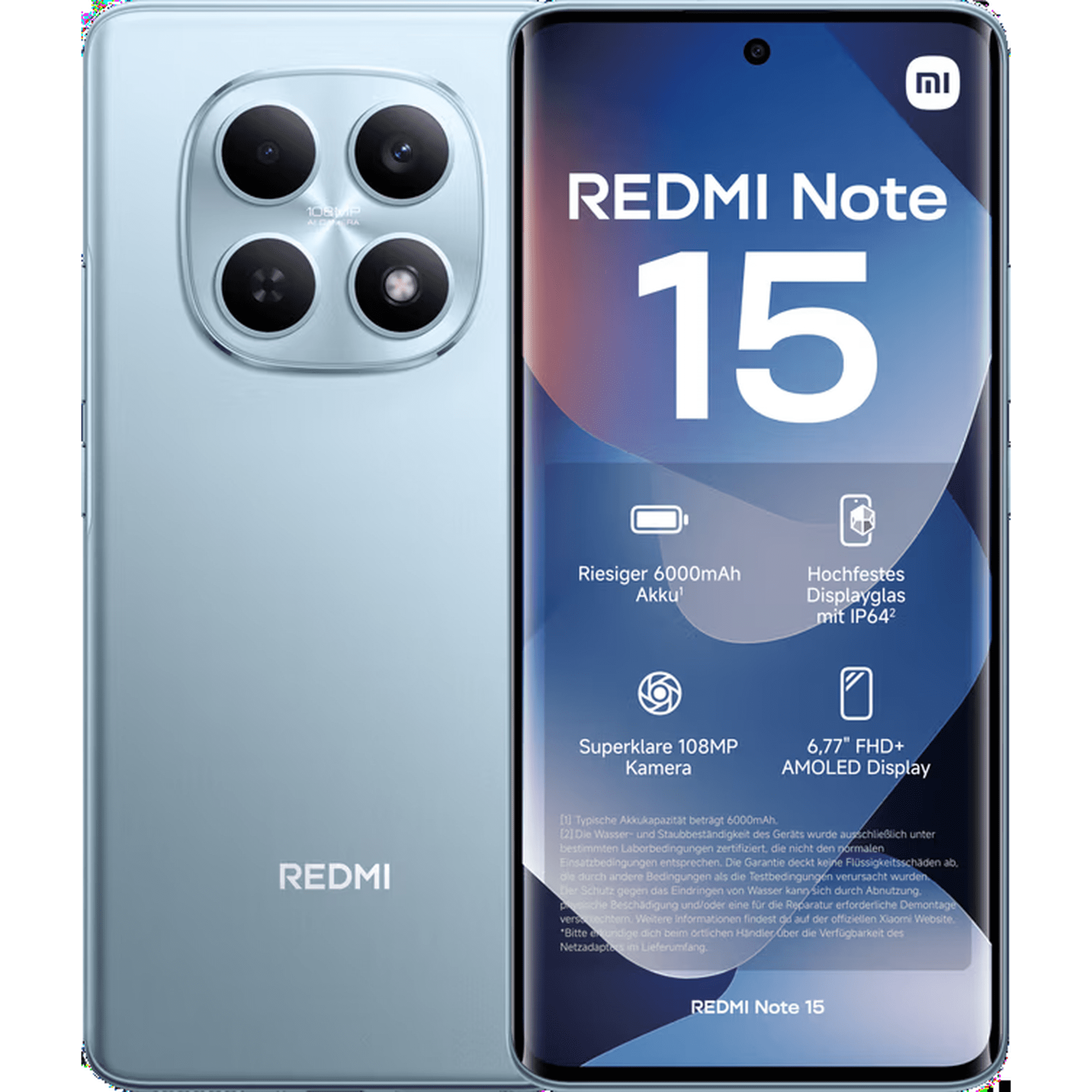 Xiaomi Redmi Note 15 Glacier Blue 8gb Ram+ 256gb Memoria -nuevo