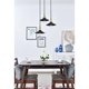 thumbnail image 2 of Lámpara Colgante de Techo Living District Etude 3 Luces Latón/Negro, 2 of 9