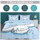 thumbnail image 2 of Cute Cinnamoroll Cartoon Duvet Cover Set Bedding Set 1 Duvet Cover And 2 Pillowcases 3D Cartoon Dog Printed Comfortable And Ultra Soft Bed Set Room Decor for Bedroom, 2 of 5