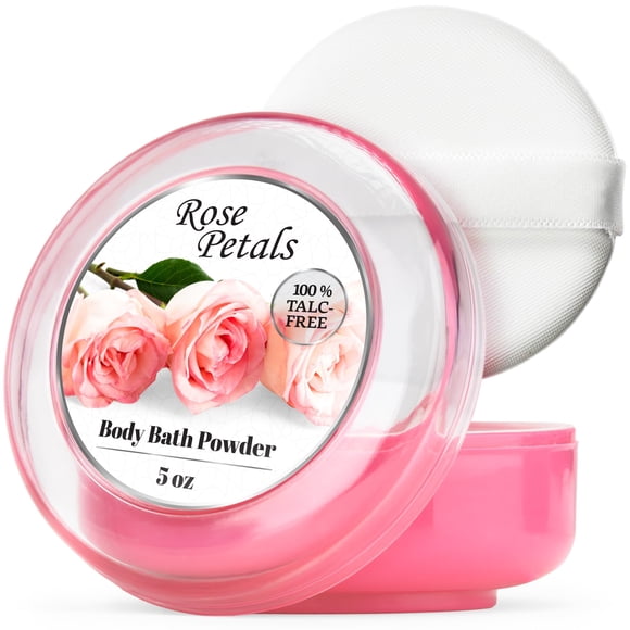 Polvo corporal R-NEU Elegant Rose Petals Perfumado sin talco, 150 ml