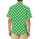 thumbnail image 3 of INSPIRE CHIC Camisa de Verano de Lunares para Hombre de Regreso a Clases, Camisa de Manga Corta con Botones, Patrón L Verde, 3 of 6