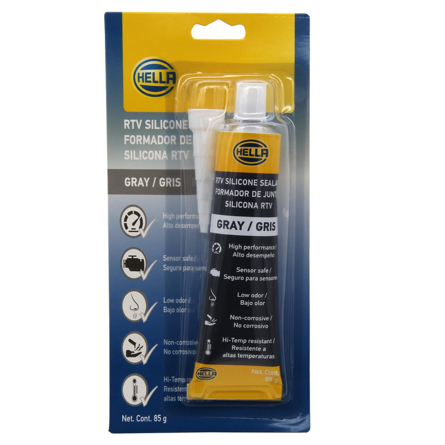 Silicona Formadora Juntas - Tubo X 85g - Gris Marca Hella Gris Oscuro