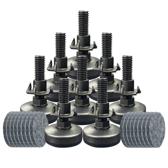 Niveladores para muebles TWIG, patas niveladoras ajustables, paquete de 8