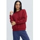 thumbnail image 2 of Polerón Mujer Oversize Bordado Burdeo, 2 of 4