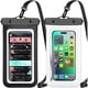 thumbnail image 1 of Bolsa impermeable para celular Famoby, 2 piezas, IP68, 8,3 pulgadas, 1 of 3