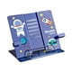 thumbnail image 4 of Soporte Para Libros, Accesorio Portátil, Estante De Escritorio Para Libros, Recetas Escolares, Cocina, Azul Oscuro, 4 of 5