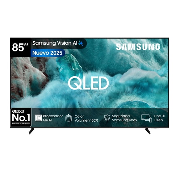 Televisor 85" QLED 4K UHD Vision IA 85Q7FAA Smart TV Samsung