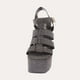 thumbnail image 3 of Sandalia Plataforma Gris Vía Franca, 3 of 6