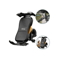 Genérico - Soporte De Teléfono Celular Para Bicicleta/Moto, 360º Ajustable, Color Negro