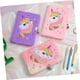 thumbnail image 3 of 3 blocs de notas decorativos con cerradura para niños, diario esponjoso para niñas, adorables dibujos de unicornios para niños., 3 of 7