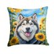 thumbnail image 1 of Cojín Sunflowers Alaskan Malamute, 1 of 6