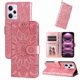 thumbnail image 5 of Funda tipo cartera FOXDOCK para Xiaomi Redmi Note 12 Pro 5G , diseño girasol en relieve, cuero PU, cierre magnético, soporte y tarjetero, 5 of 5