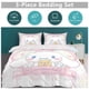 thumbnail image 2 of Cartoon Cinnamoroll Bedding Set Comforter Duvet Cover Set Quilt Cover for Kids Teens Bedroom Decoration, 2 of 5