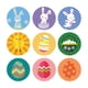 thumbnail image 2 of 90x Pegatinas de Feliz Pascua Surtidas Etiquetas de Bolsas de Regalos Papel Temático de Pascua Pegatinas Decorativas de Regalo de Pascua para Bolsas S Estilo C, 2 of 5