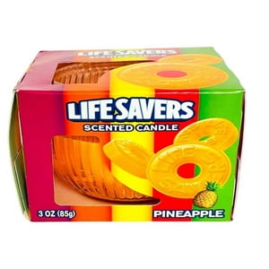 Life Savers - Vela Perfumada Pineapple Tarro De 90 Ml 25 H De Duración