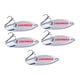 thumbnail image 1 of 5x Cucharas De Pesca Señuelos Cebos De Pesca Duros Para Grandes Distancias Cast Agua Dulce Plata 28g, 1 of 5