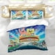 thumbnail image 5 of SpongeBob Conjunto de sábanas temático, trío de piezas, cómodo y amigable con la piel, diseño único, regalo de decoración para el hogar para familiares, amigos y fans,173X218cm, 5 of 6