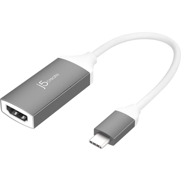 Adaptador USB-C a HDMI 4K j5create Space Gray/White
