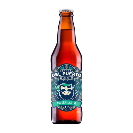 Cerveza Pilsen Lager 4.5° Botella 330 ml Del Puerto