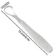 thumbnail image 1 of 1PC Tongue Scraper Cleaner Surgical Grade Pro Eliminate Bad Breath Stainless Steel Metal Tongue Brush Dental Kit For Adults, 1 of 3