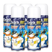 Genérico - Set De 5 Spray De Nieve Artificial Lanza Espuma