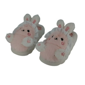 El Edén - Pantuflas De Felpa Diseño De Conejo, Anime, Kawaii Color Rosado Talla 34-35