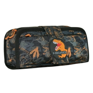 Estuche Infantil Hombre Cherry Camo Dino Naranjo Head