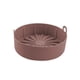 thumbnail image 4 of Freidora De Aire Redonda Olla De Silicona Freidoras De Aire Accesorios Para Horno Silicona Marrón S, 4 of 5