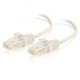 thumbnail image 1 of Cable Ethernet C2G Cat6 3,04 m blanco con conector anti‑enganche, 1 of 2