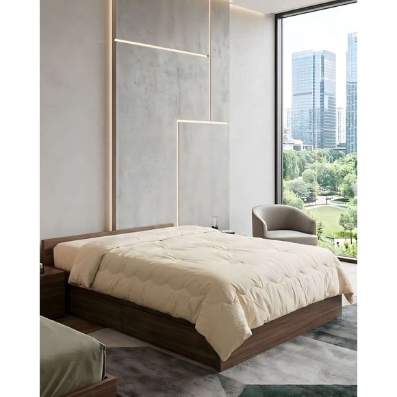 Plumón Delgado Invierno Sherpa Suave Premium 1,5 Plaza 150x200cm