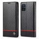 thumbnail image 1 of Premium Leather Wallet Case with Carbon Fiber Pattern for Samsung Galaxy S23 Ultra S22 S21 FE Ultra S20 FE S10 Plus A54 A53 A52 A52s A51, 1 of 3