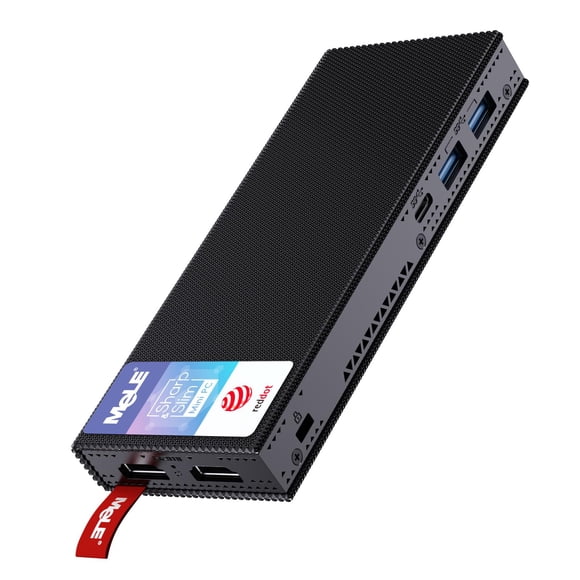 Mini PC MeLE PCG02 Pro N100 8 GB 128 GB Doble HDMI WiFi 5