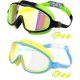 thumbnail image 1 of Gafas natación niños nuevas visión amplia antivaho anti-UV piscina 3-14 años, 1 of 6
