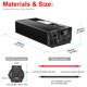 thumbnail image 5 of Xijia Inversor de Onda Sinusoidal Pura 2000W, Convertidor de 48V a 120V AC para Hogar, Sistemas Solares, Control Remoto y Bluetooth para Camión y Camping, con 2 Enchufes AC de 20A, Potencia Pico 4000W, 5 of 8