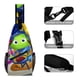 thumbnail image 3 of Galaxia Creativa Riñonera Bandolera con Estampado Integral para Hombres y Mujeres, Bolso Cruzado Gráfico de Tendencia, Mochila de Hombro Streetwear para Ciclismo y Deportes, Riñonera Versátil Casual, 3 of 6