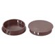 thumbnail image 1 of Tapones de Plástico para Agujeros Uxcell, Tapones Redondos Tipo Al Ras para Cubrir Agujeros, Enclavamiento a Presión, Tubo Marrón Oscuro, 1 of 7