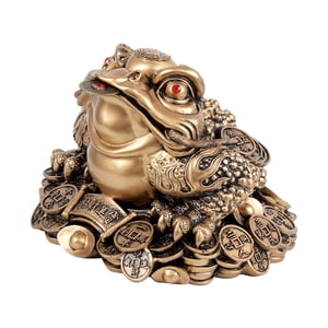 Bothyi - Figura De Sapo De La Fortuna Feng Shui Para Restaurantes, Tiendas, Decoración Versátil