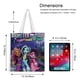 thumbnail image 5 of Monster High Bolso de tela con estampado de lienzo para mujer, bolsa de compras reutilizable y estética, con cremallera interior, regalo para mujer,38*45cm., 5 of 6