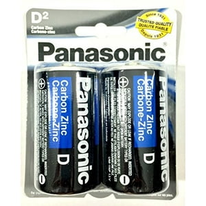 Baterías Panasonic Super Heavy Duty Power Zinc Carbono 2Pc Tamaño D